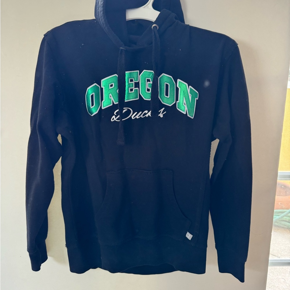 Oregon Ducks CI Sport Women Small Black Hoodie Pullover College Sweatshirt